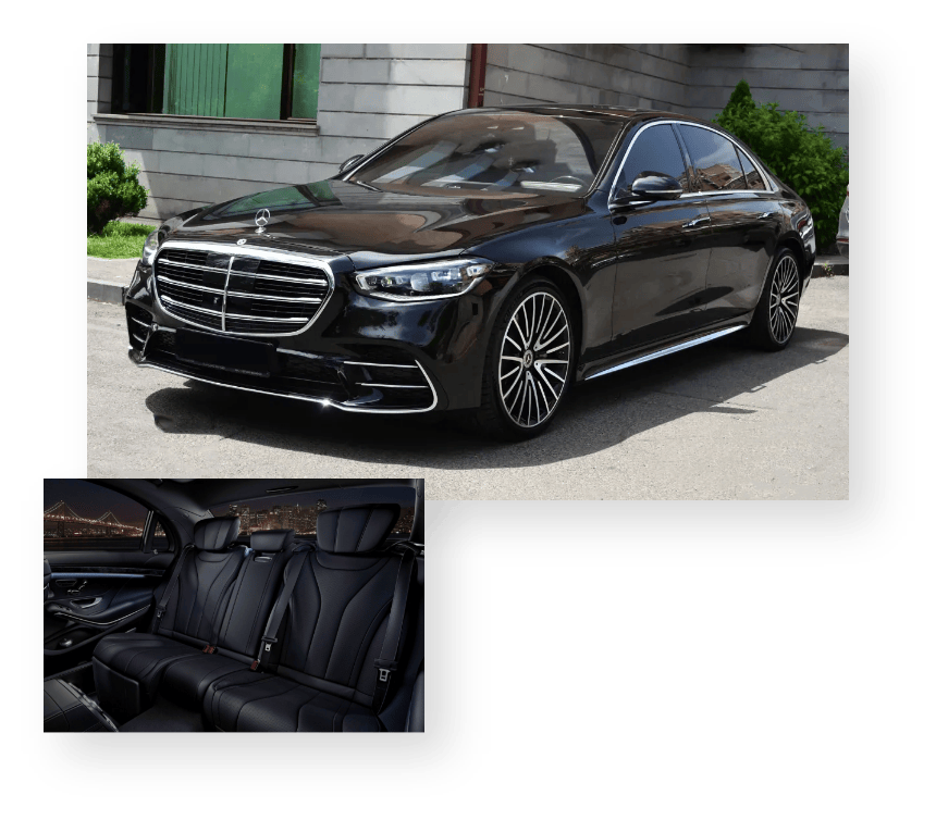 Luxury Sedan Mercedes S550.